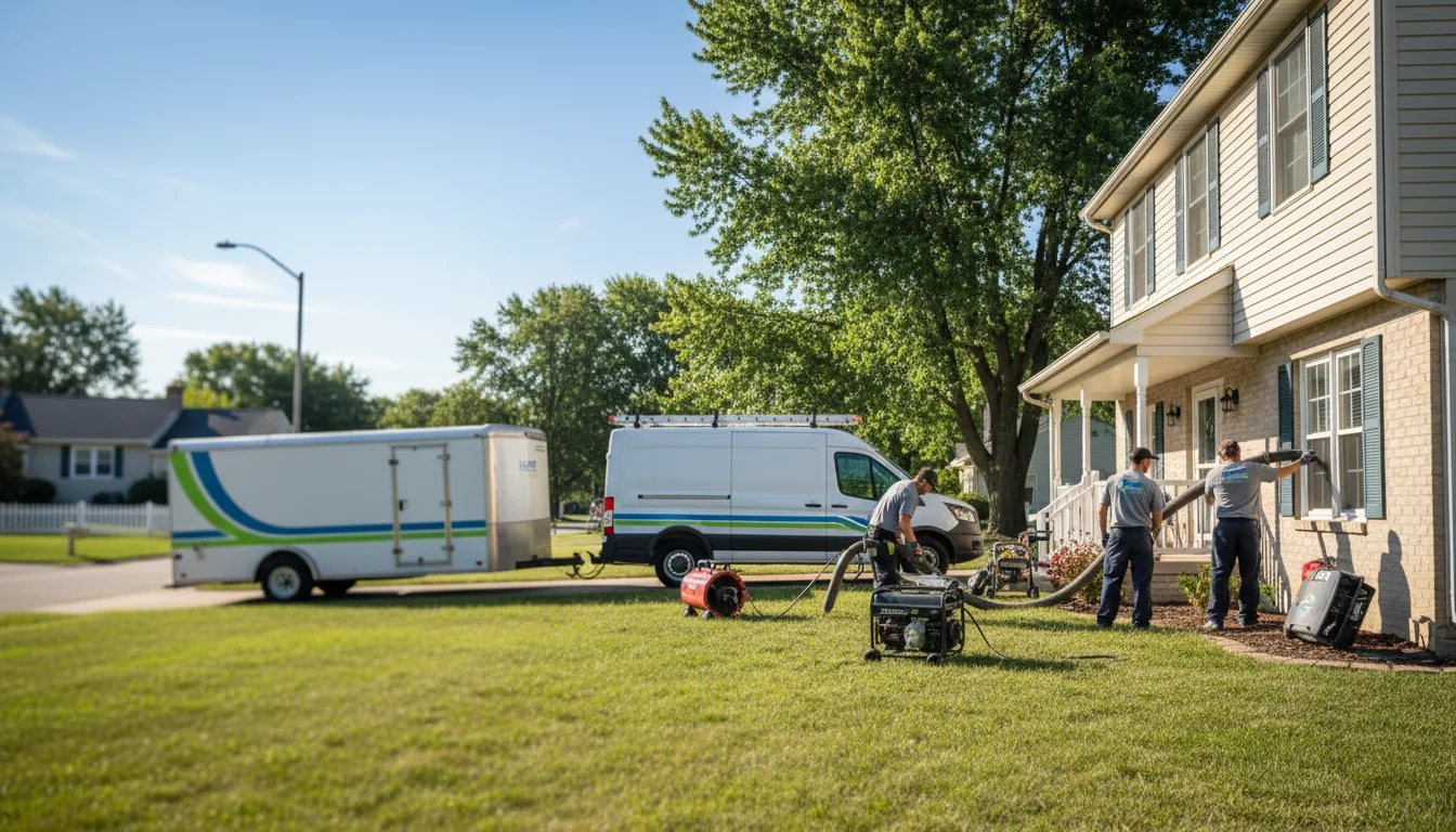 Flooded Basement Restoration And Cleanup With Repair in Mendon, NY near me